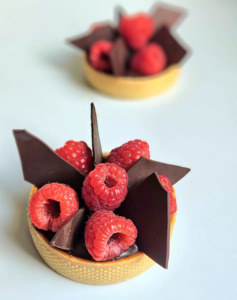 Tartelette choco framboise
