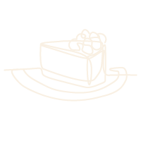 Illustration d'un gâteau couleur crème